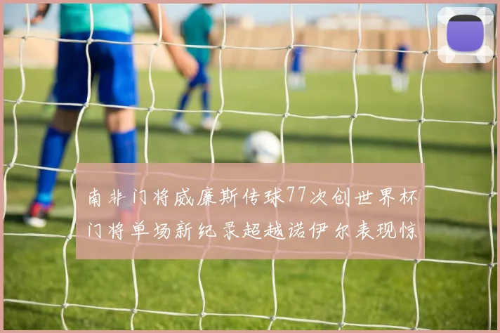 南非门将威廉斯传球77次创世界杯门将单场新纪录超越诺伊尔表现惊艳